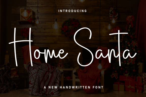 Discovering the Elegant Flow of the Home Santa Typeface