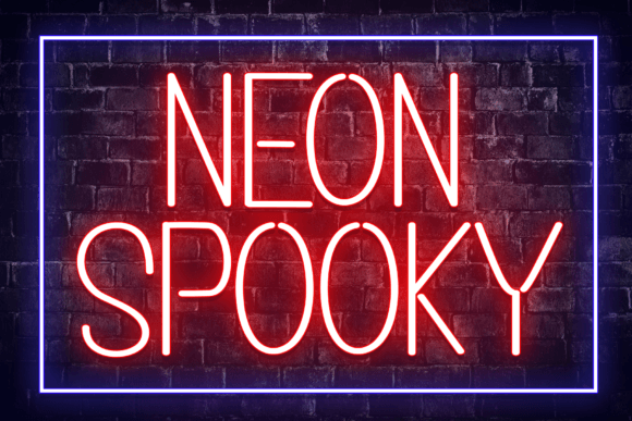 Neon Spooky: A Playful Handwritten Font for Bold Designs