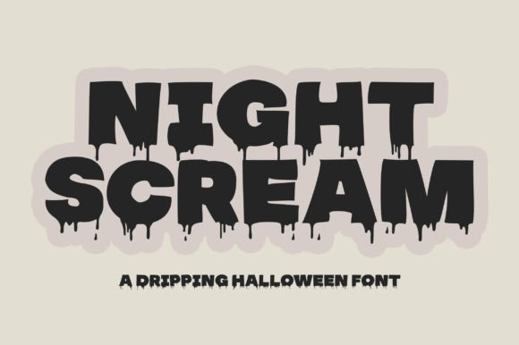Night Scream: A Fun Halloween Font for Spooky Designs