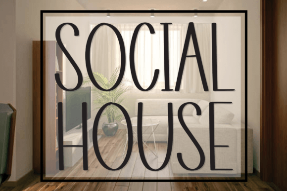Social House: A Modern Handwritten Font for Creative Projects
